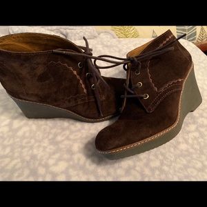 Wedge booties